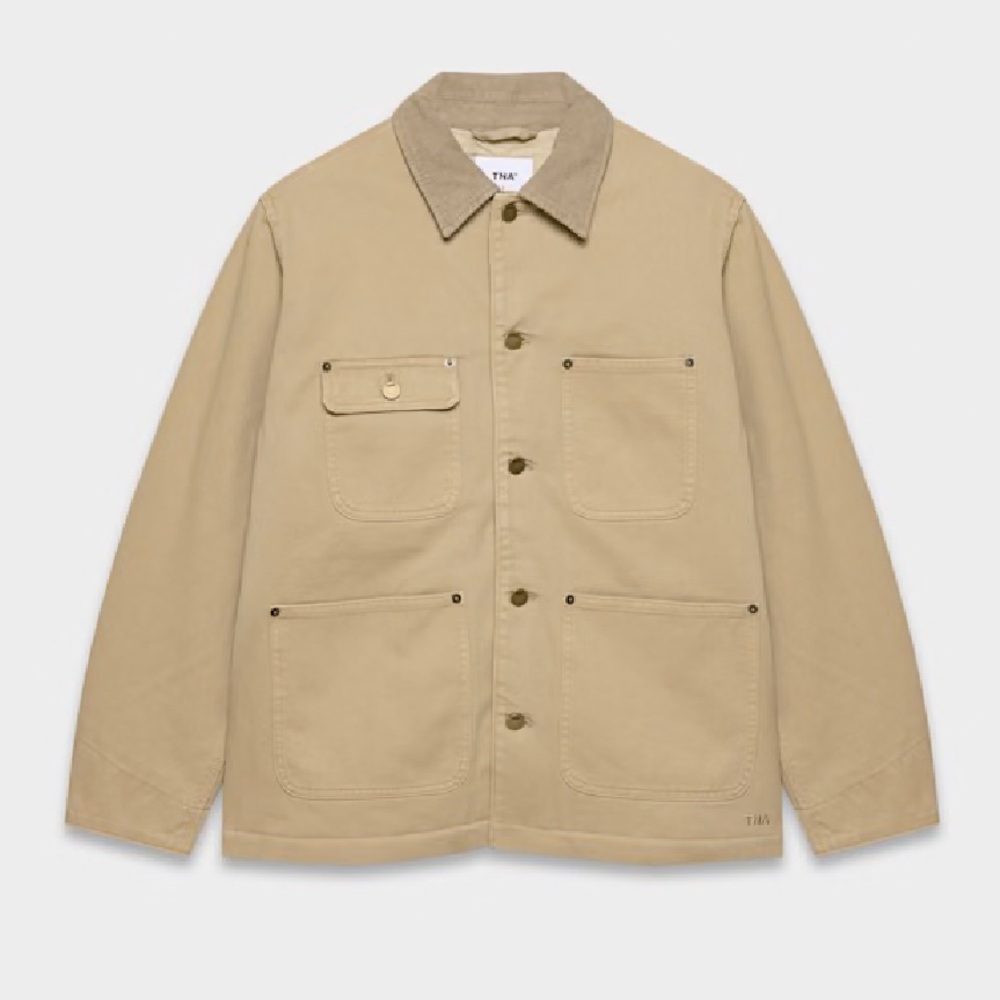 Aritzia Tan Beige Workwear Jacket parka